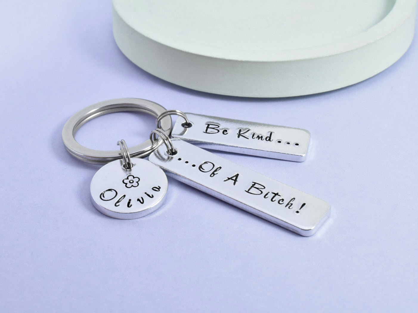 Personalised "Be Kind...Of A Bitch!" Keyring • Funny Key Ring • Friend Gift • Cheeky Gift • Sarcastic Keyring • BFF Gift • Be Kind