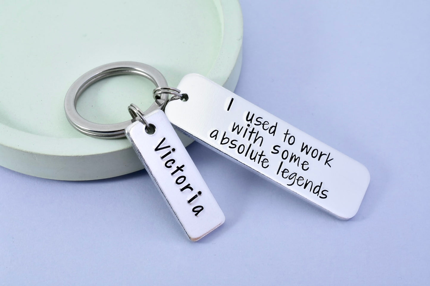 Personalised Leaving Gift • I Used To Work With Some Absolute Legends • Gift For Colleague • Leaving Work Keychain • Goodbye Gift
