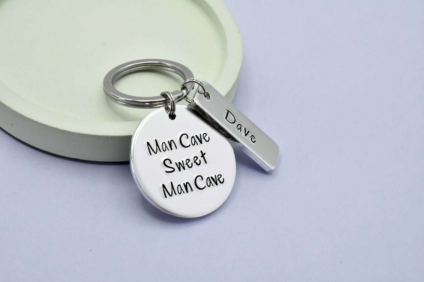 Man Cave Sweet Man Cave Keyring • Personalised Man Cave Keychain • Shed Keys • Gift For Him • His Shed • Tool Shed Gift