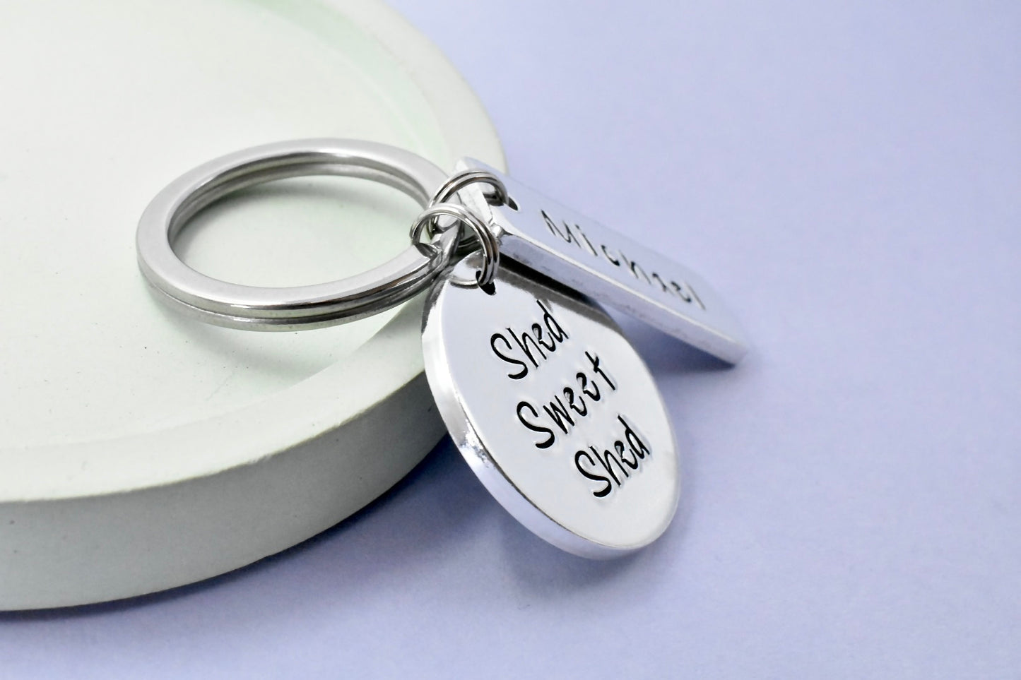 Shed Sweet Shed Keyring • Personalised Shed Keychain • Shed Keys • Gift For Him • His Shed • Her Shed • Her Shed • Tool Shed Gift