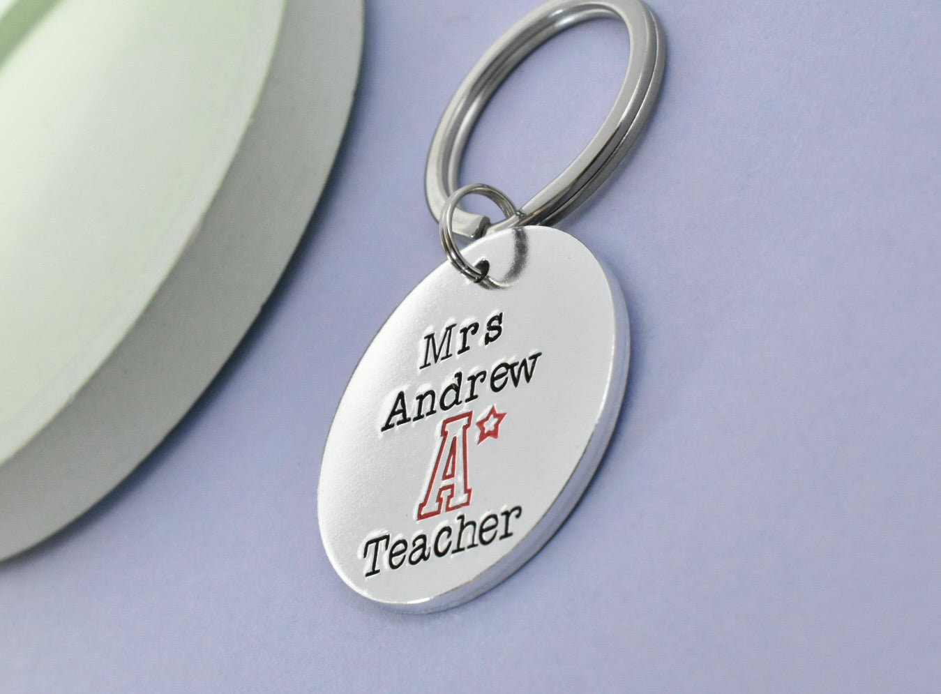 Personalised Teacher Keyring - A Star Teacher Gift