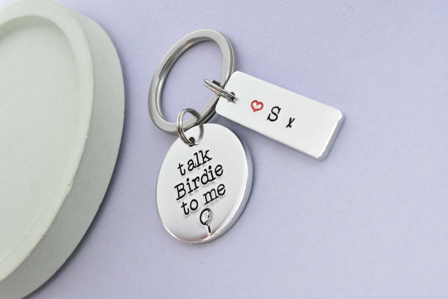 Personalised Golf Keyring