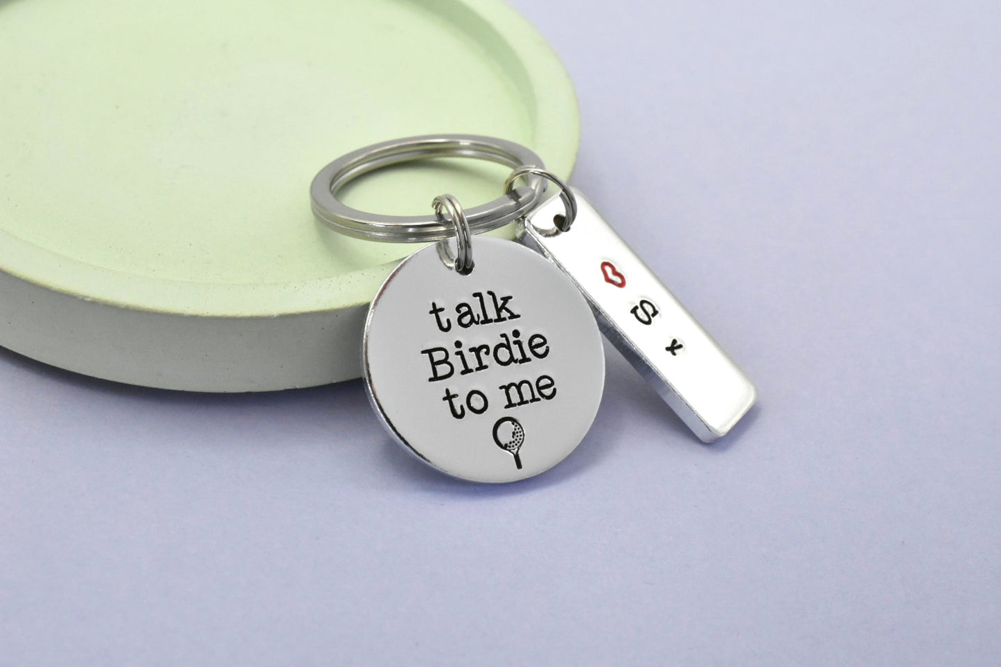 Personalised Golf Keyring