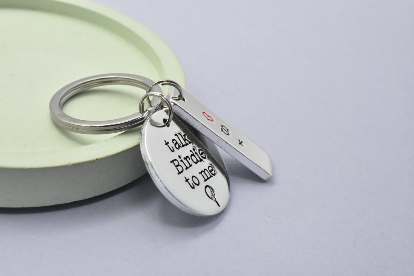 Personalised Golf Keyring