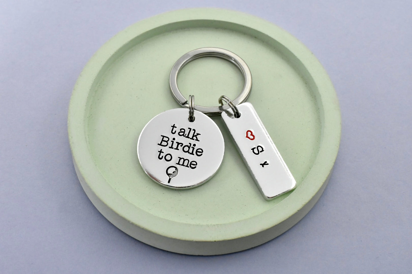 Personalised Golf Keyring