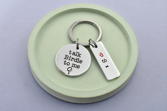 Personalised Golf Keyring