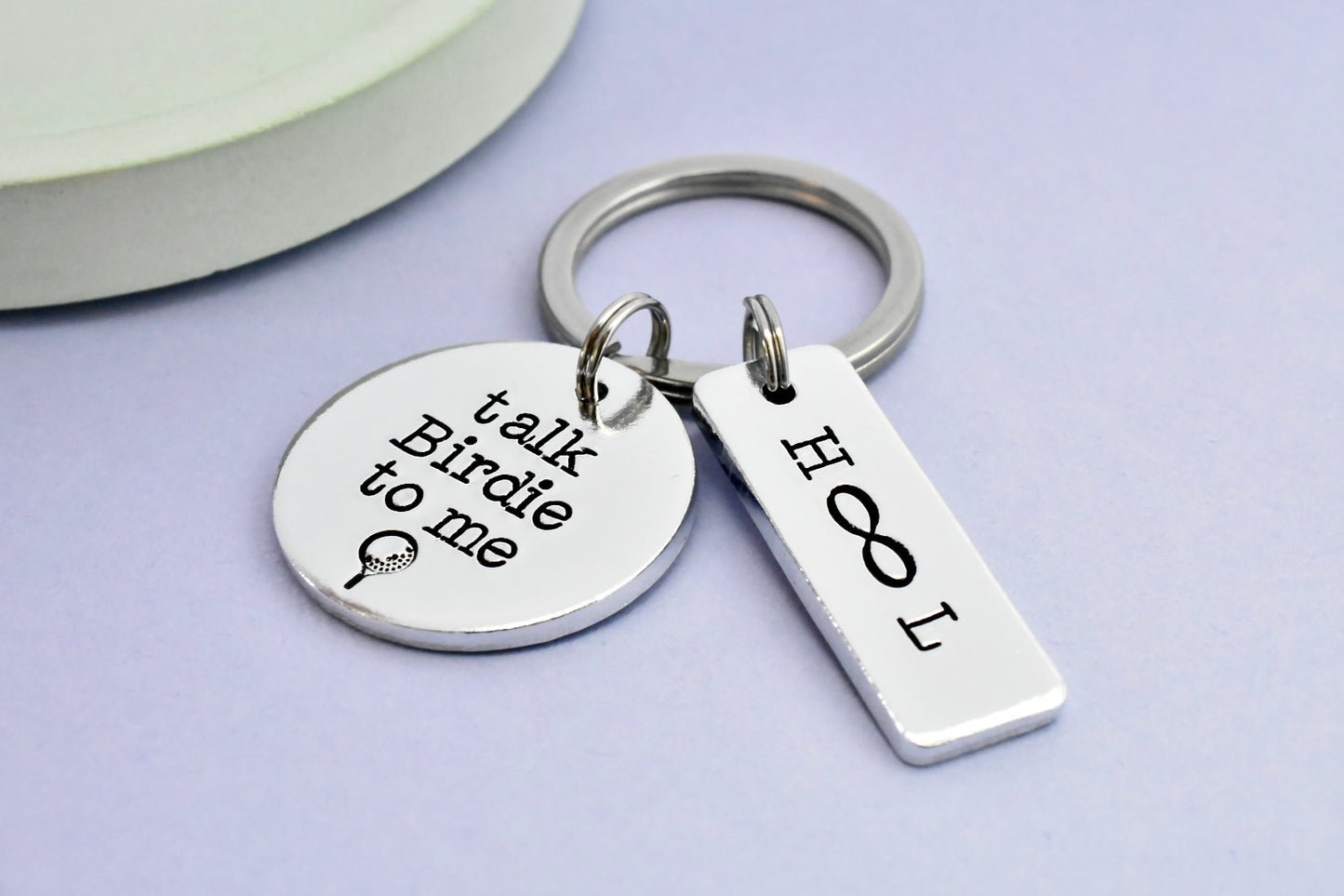Personalised Golf Keyring