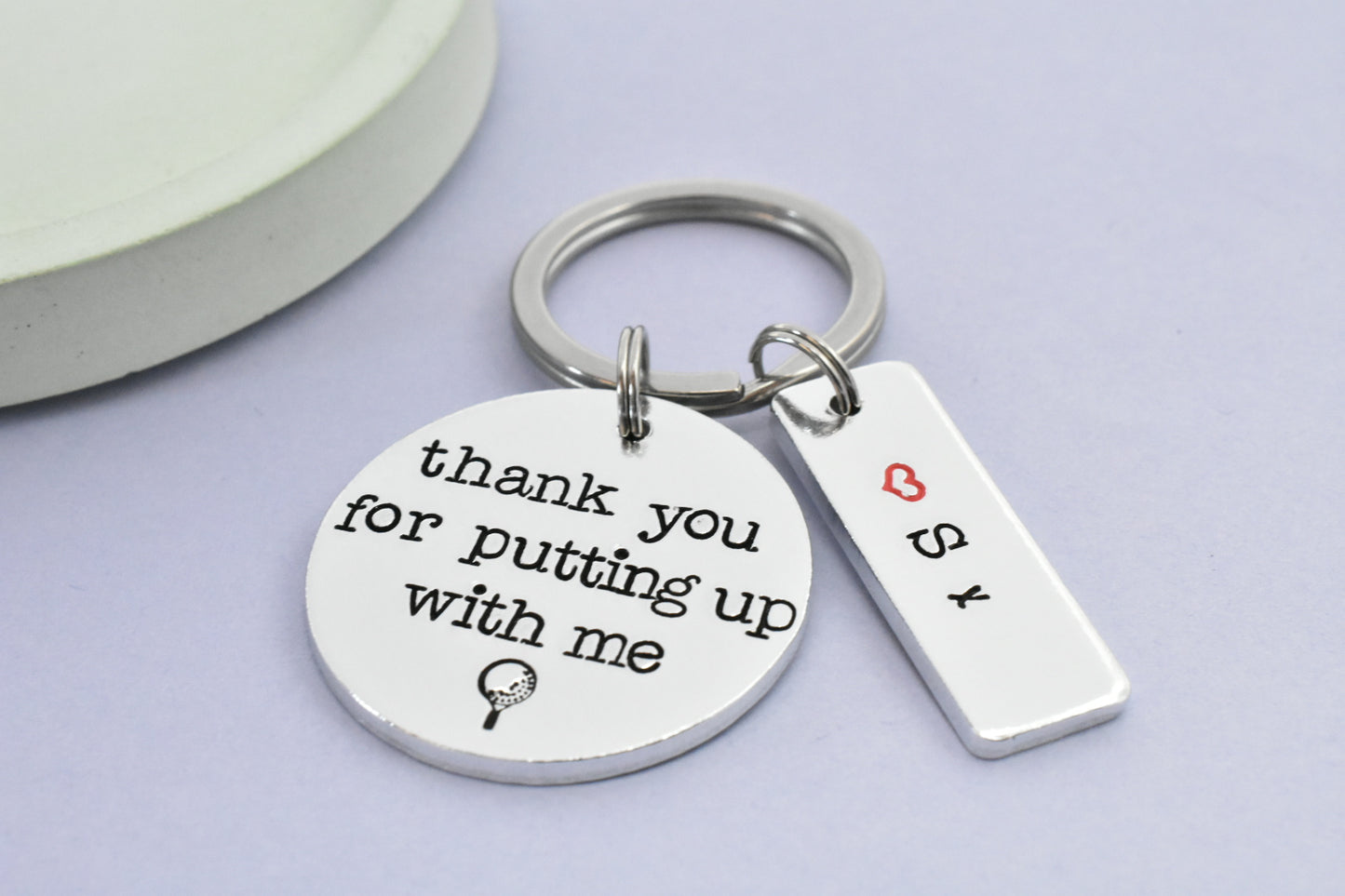 Personalised Golf Keyring