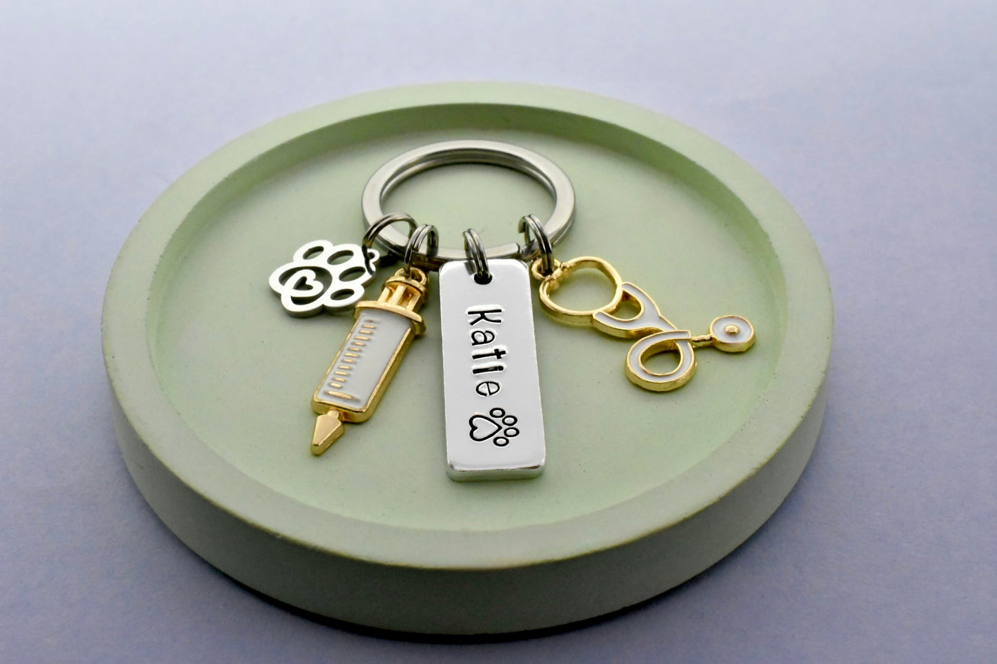 Personalised Vet Keyring