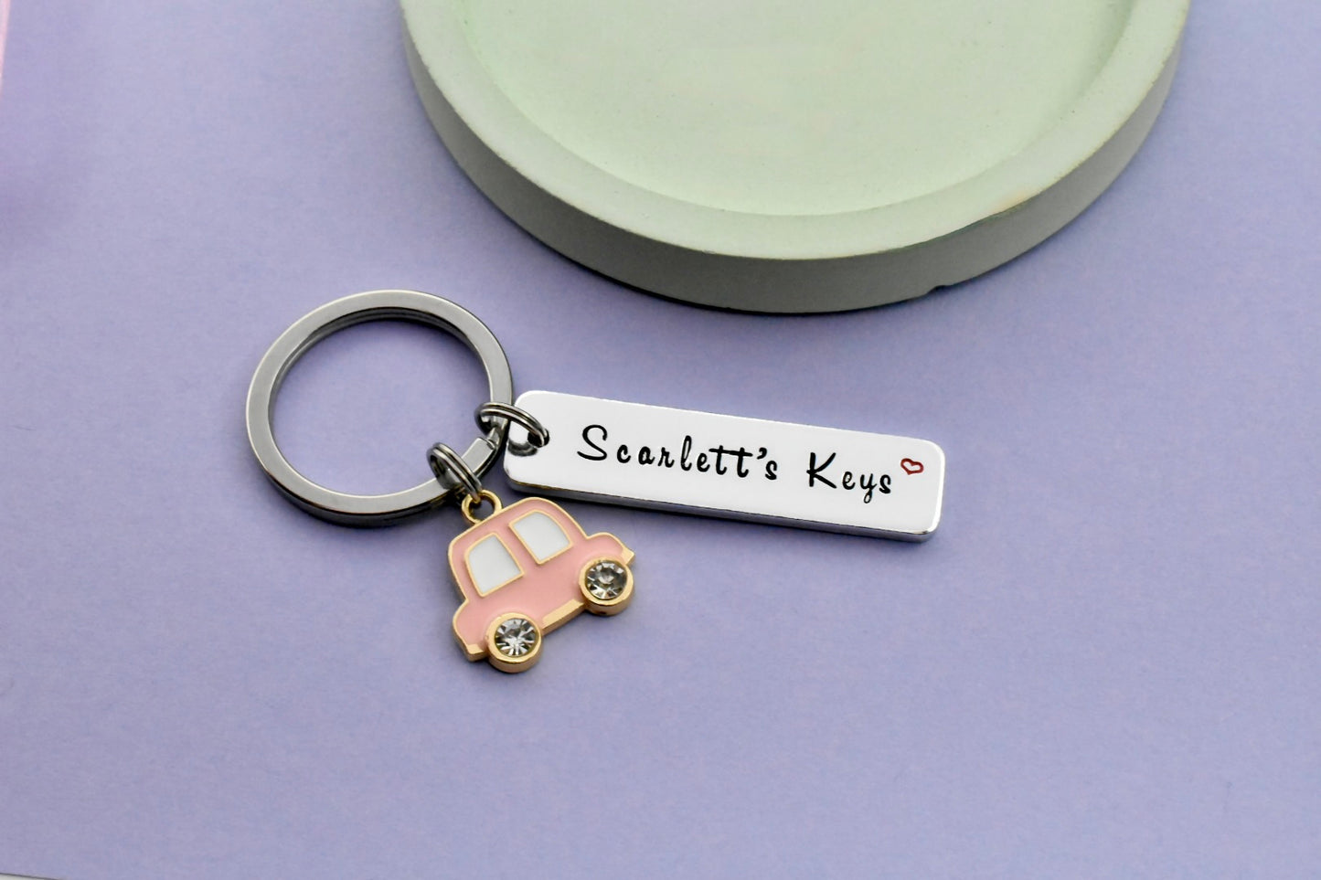 Personalised Car Keys Keyring