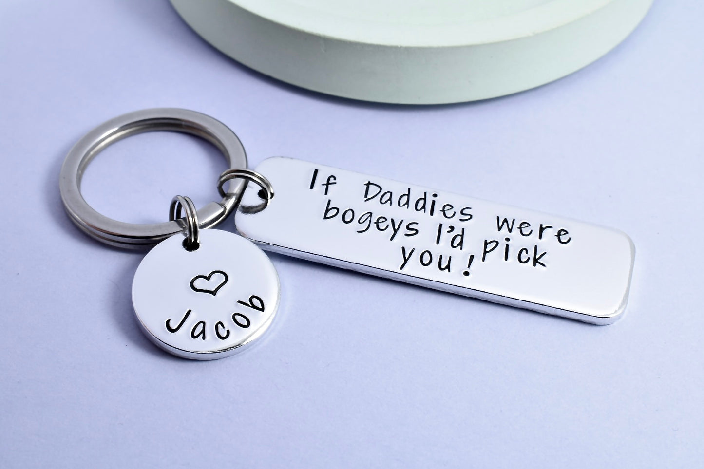 If Daddies Were Bogeys I Would Pick You! Personalised Keyring • Best Teacher Gift • Best Cousin • If Uncles Were Bogeys • Custom Key Chain