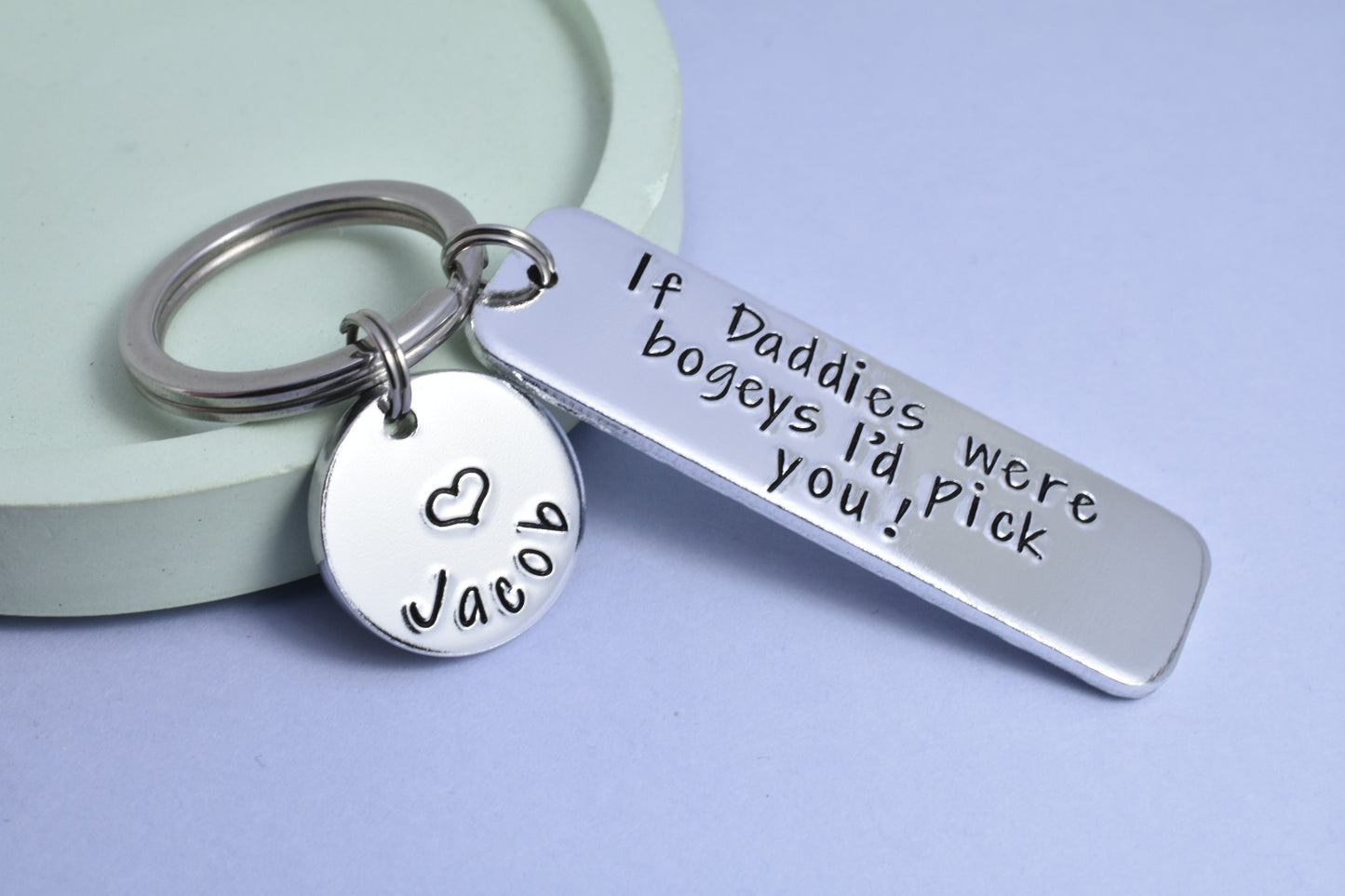 If Daddies Were Bogeys I Would Pick You! Personalised Keyring • Best Teacher Gift • Best Cousin • If Uncles Were Bogeys • Custom Key Chain