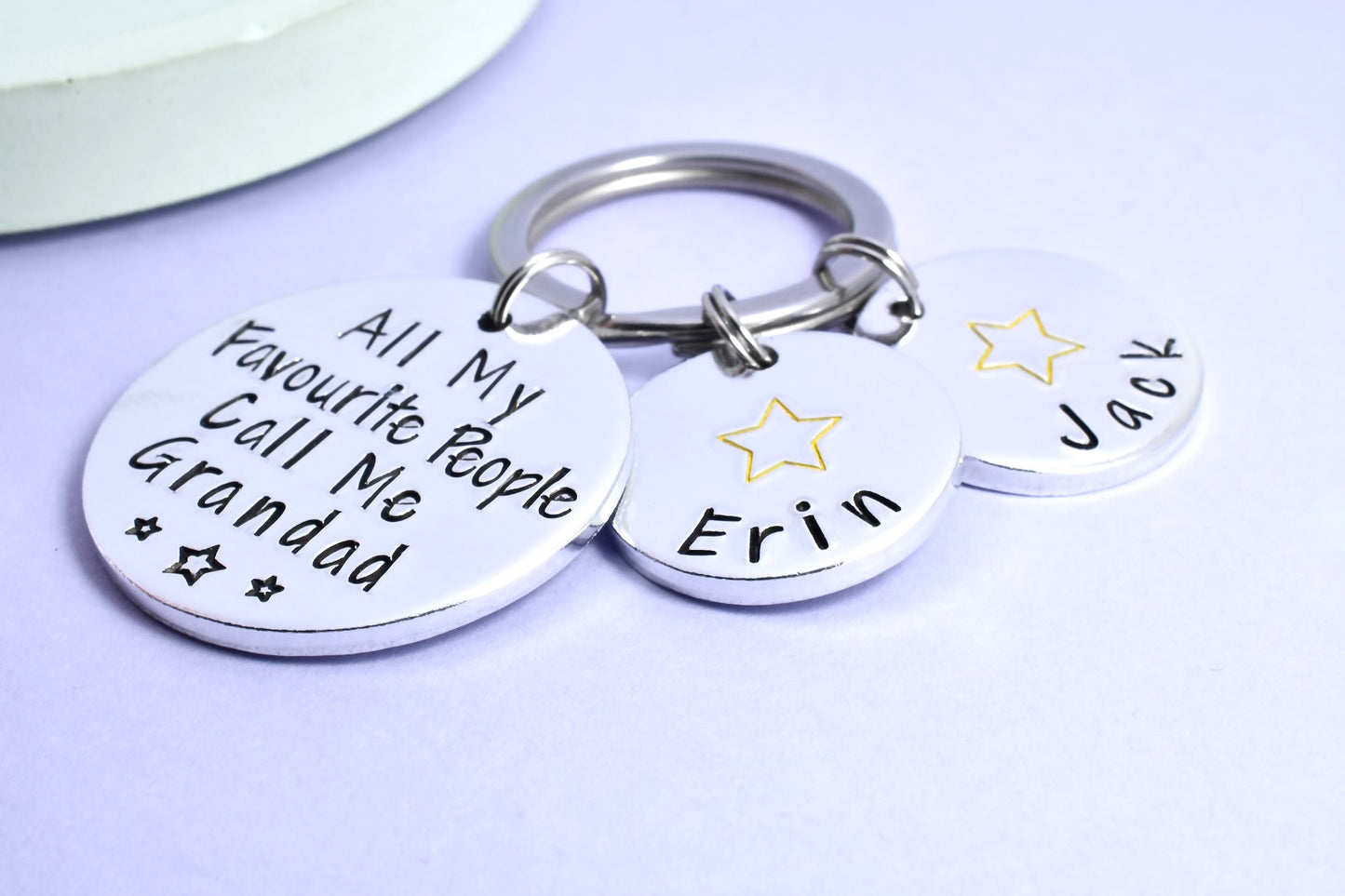 All My Favourite People Call Me Keyring • Grandad Gift • Father's Day Gift • Customisable Key Chain • Grandkids Names • Daddy Gift