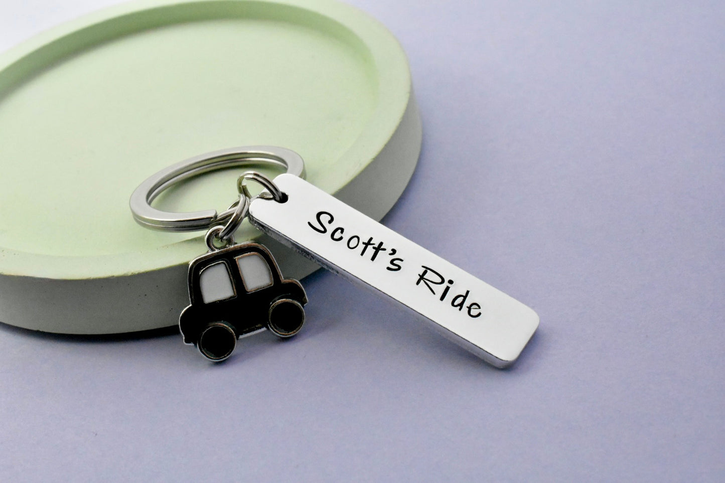 Personalised My Ride Keyring