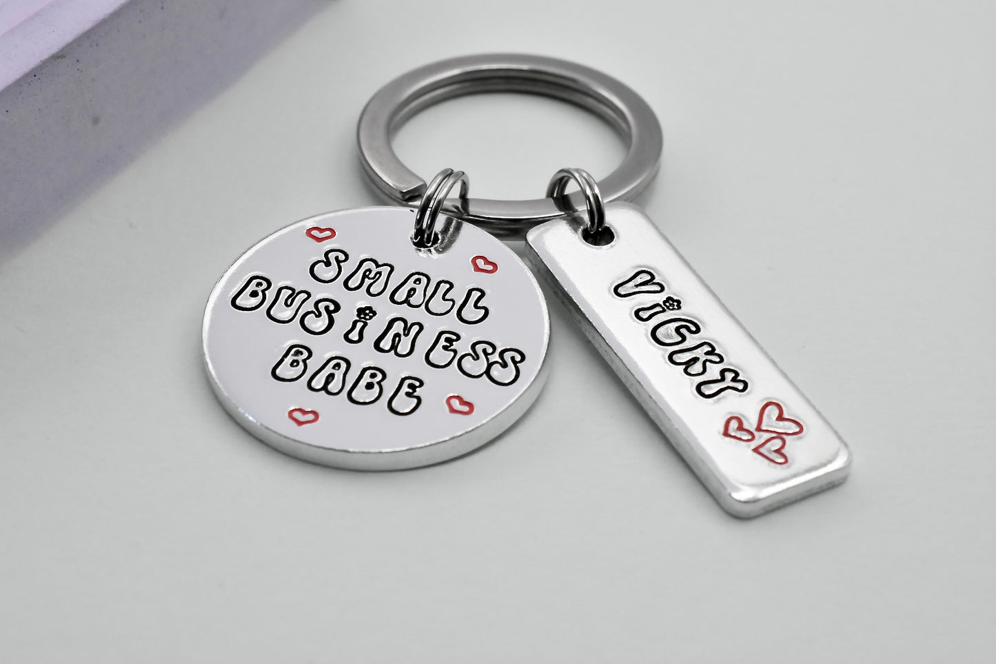 Small Business Babe Keyring • Personalised Small Biz Owner Gift • Gift For Someone Starting A Business • Friend's New Business