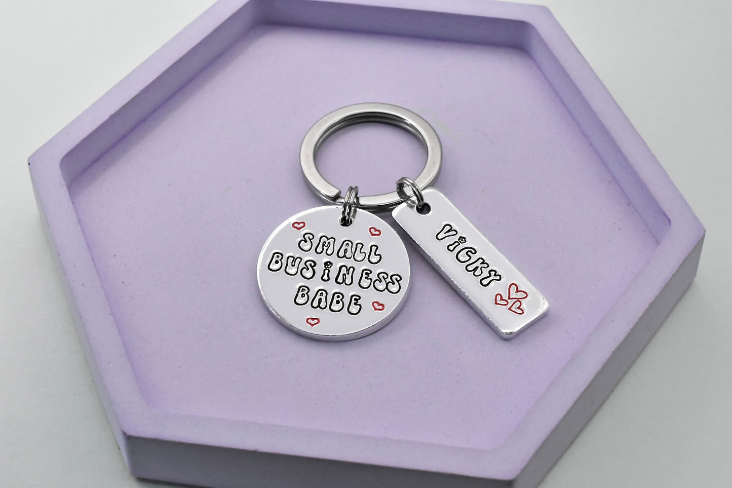 Small Business Babe Keyring • Personalised Small Biz Owner Gift • Gift For Someone Starting A Business • Friend's New Business