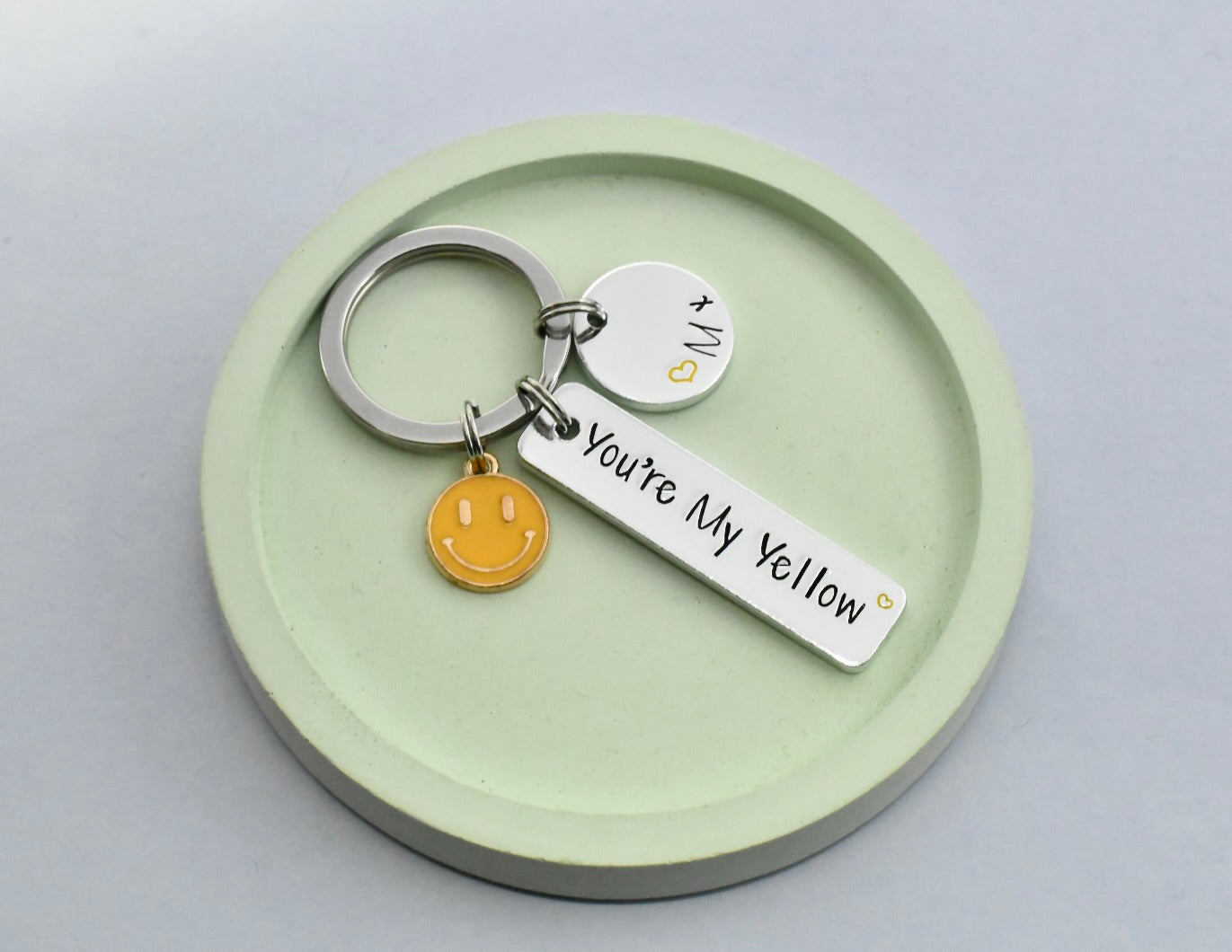You Are My Yellow Personalised Keyring • Gift For Best Friend • Favourite Person • Someone You Love • Boyfriend/Girlfriend Gift • Safe Person