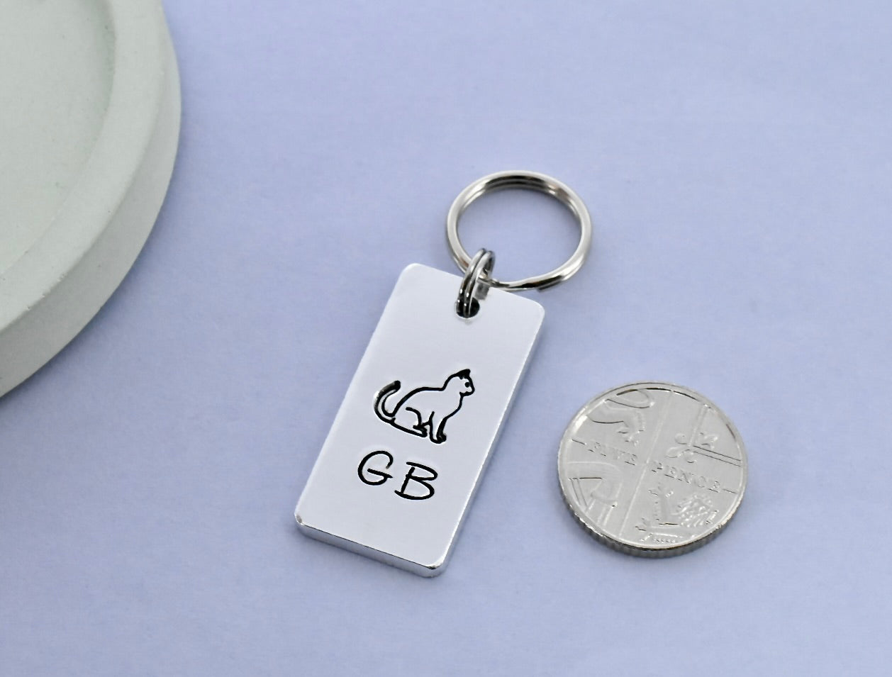 Personalised Black Cat vs Golden Retriever Keyring Set • Gift For Couples • Golden Retriever Boyfriend • Black Cat Girlfriend • BFF Gift