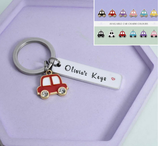 Personalised Car Keys Keyring