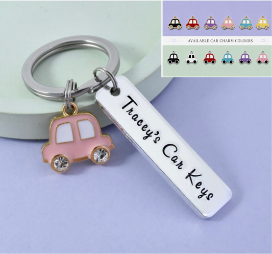 Personalised New Driver Keyring