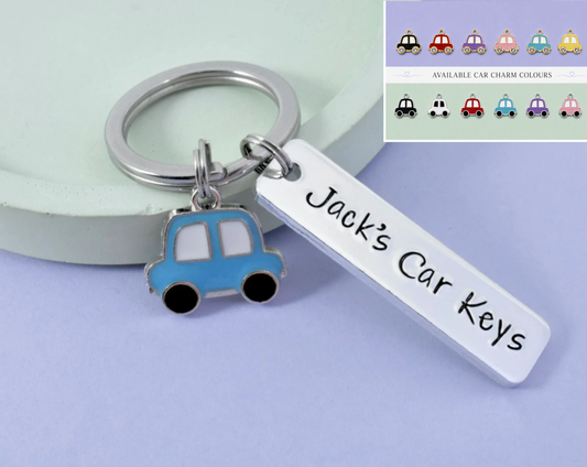 Personalised Car Keys Keyring