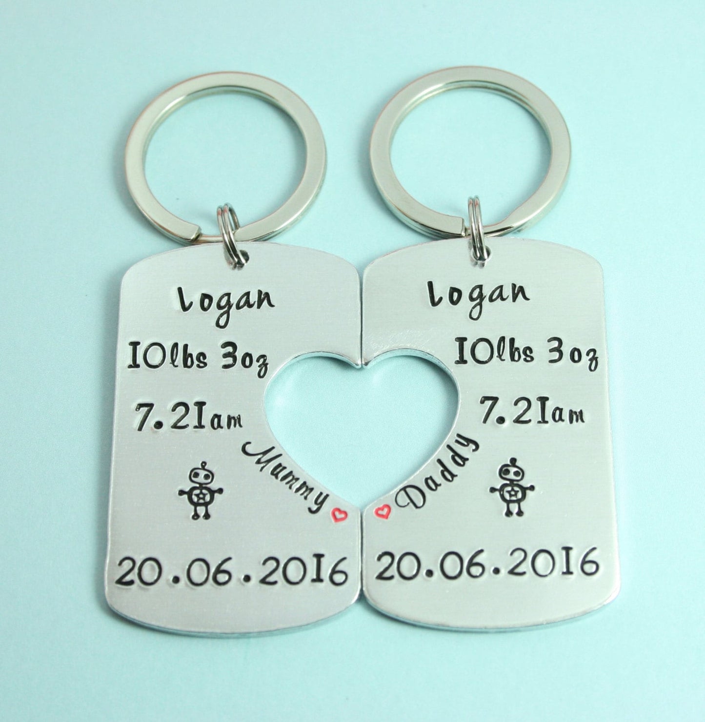 Personalised New Baby Gift With Birth Details • Keepsake Gift For New Parents • Gift For New Mummy, Daddy, Grandparent, Aunties and Uncles