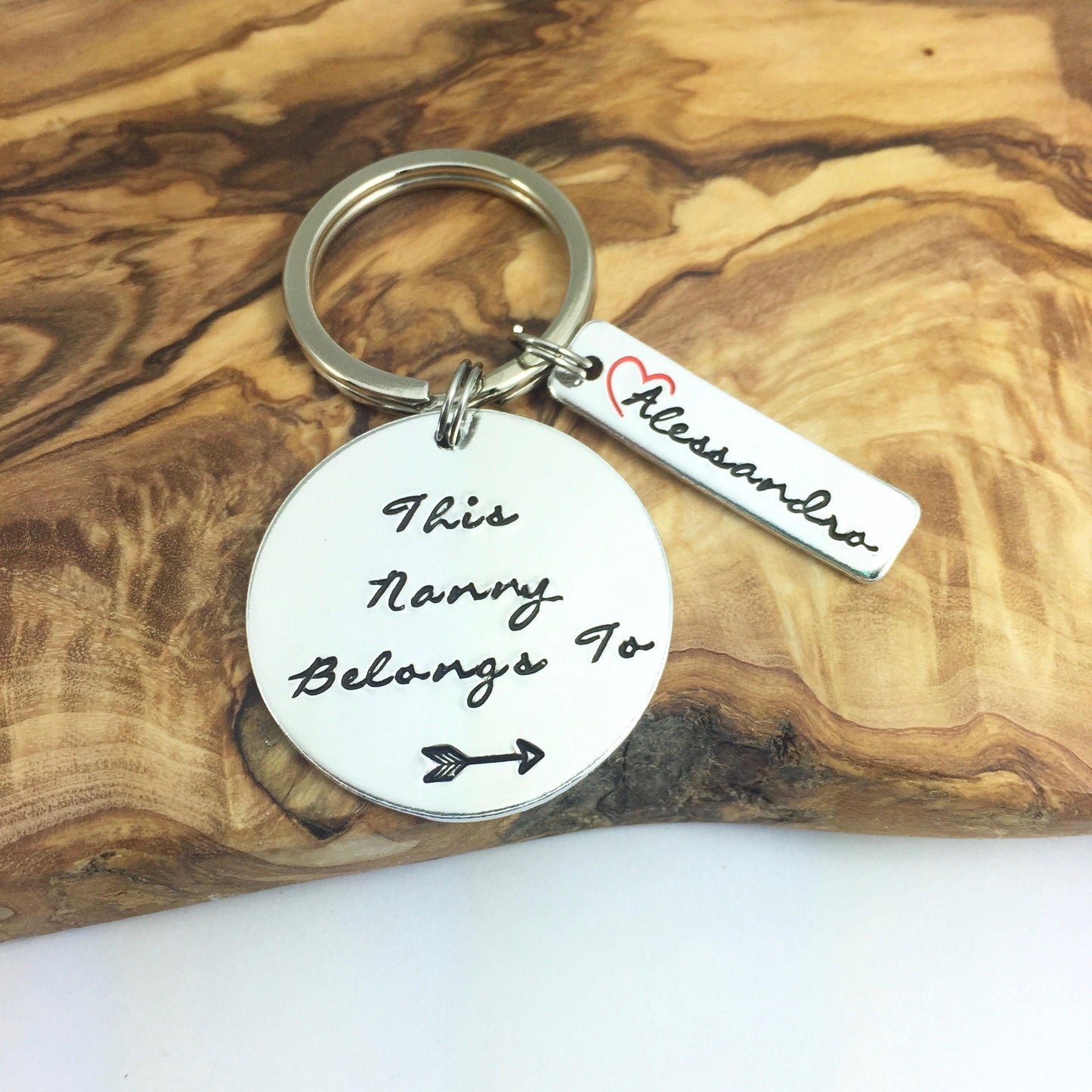Personalised This Mummy Belongs To Key Ring • Nana Keyring With Children's Names • Gift For Grandma/Nanny/Nana/Auntie/Godmother • Any Name