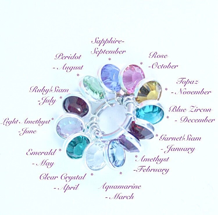 Extra Birthstone Crystal To Add To Your Bo Belles Product.