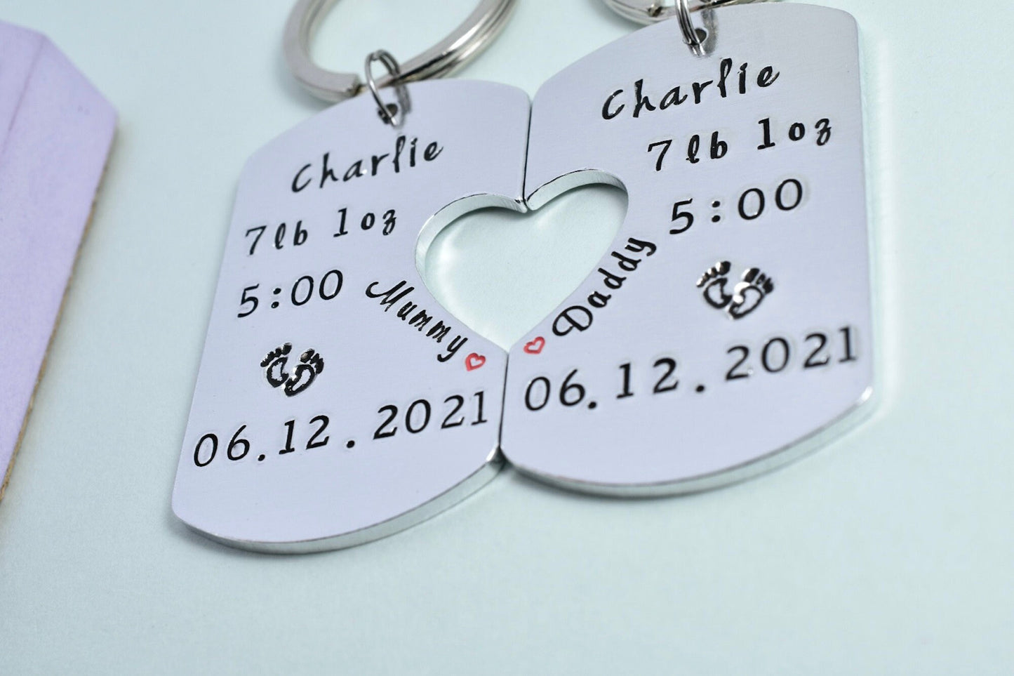Personalised New Baby Gift With Birth Details • Keepsake Gift For New Parents • Gift For New Mummy, Daddy, Grandparent, Aunties and Uncles