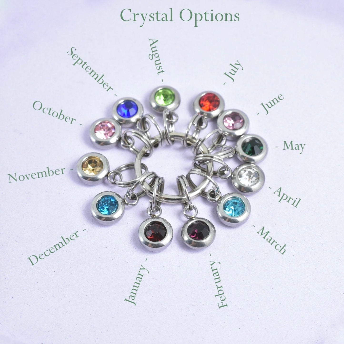 Personalised Sibling Key Rings • Sister Gift • Big, Middle and Little Sis Keyrings • With Birthstones • Family Present • Matching Keyrings