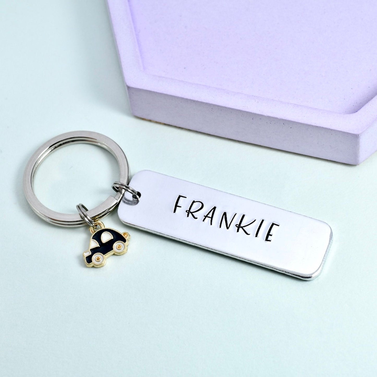 Gift For New Driver • Personalised Keyring With 'Drive Safe, We Love You' Plus Drivers Name • Just Passed Test • Learner Driver Key Ring