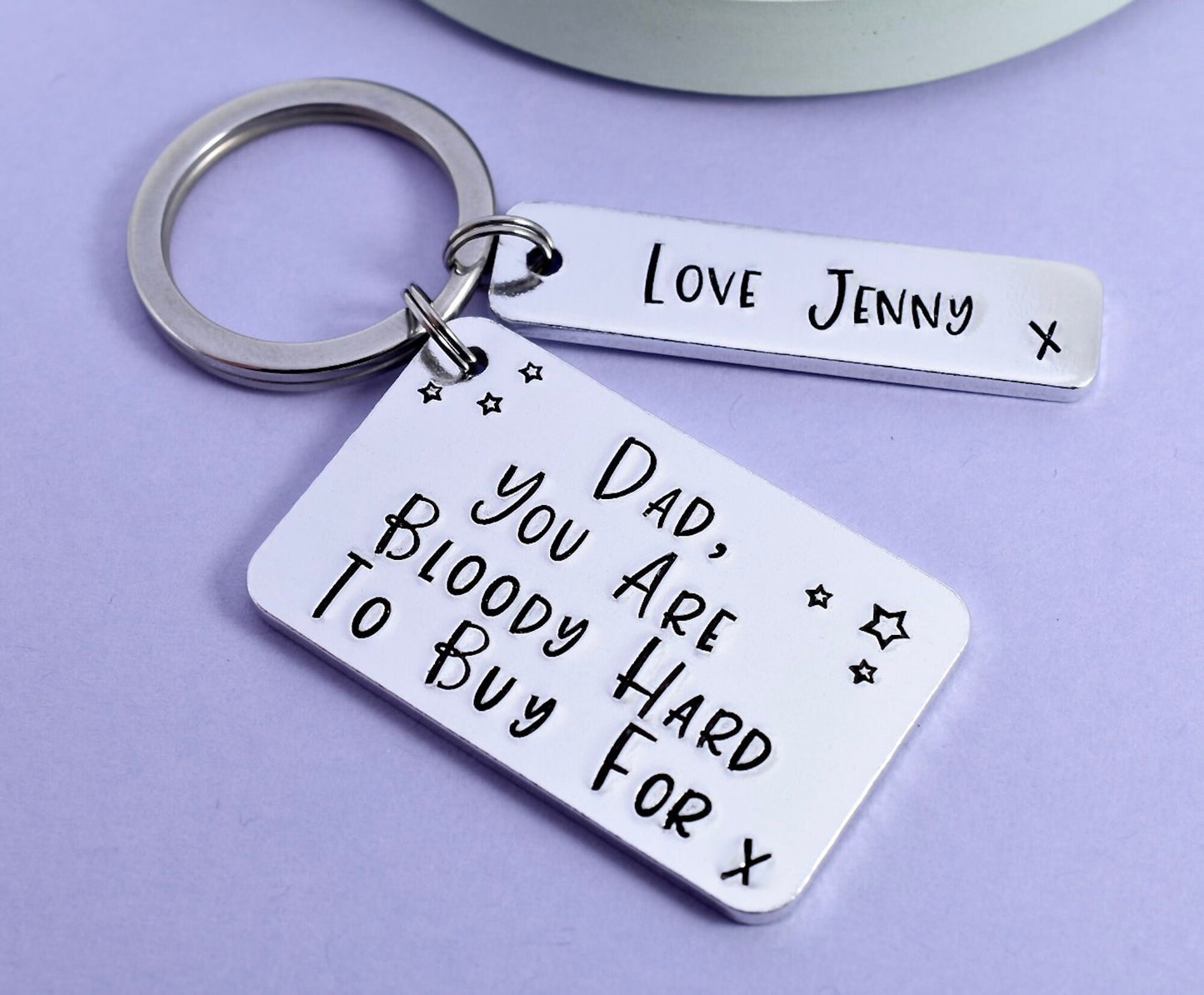 Gift For Dad • Hard To Buy For Keyring • Gift For Those Awkward To Buy For • Keyring For Him • Tricky To Buy For • Father's Day Gift