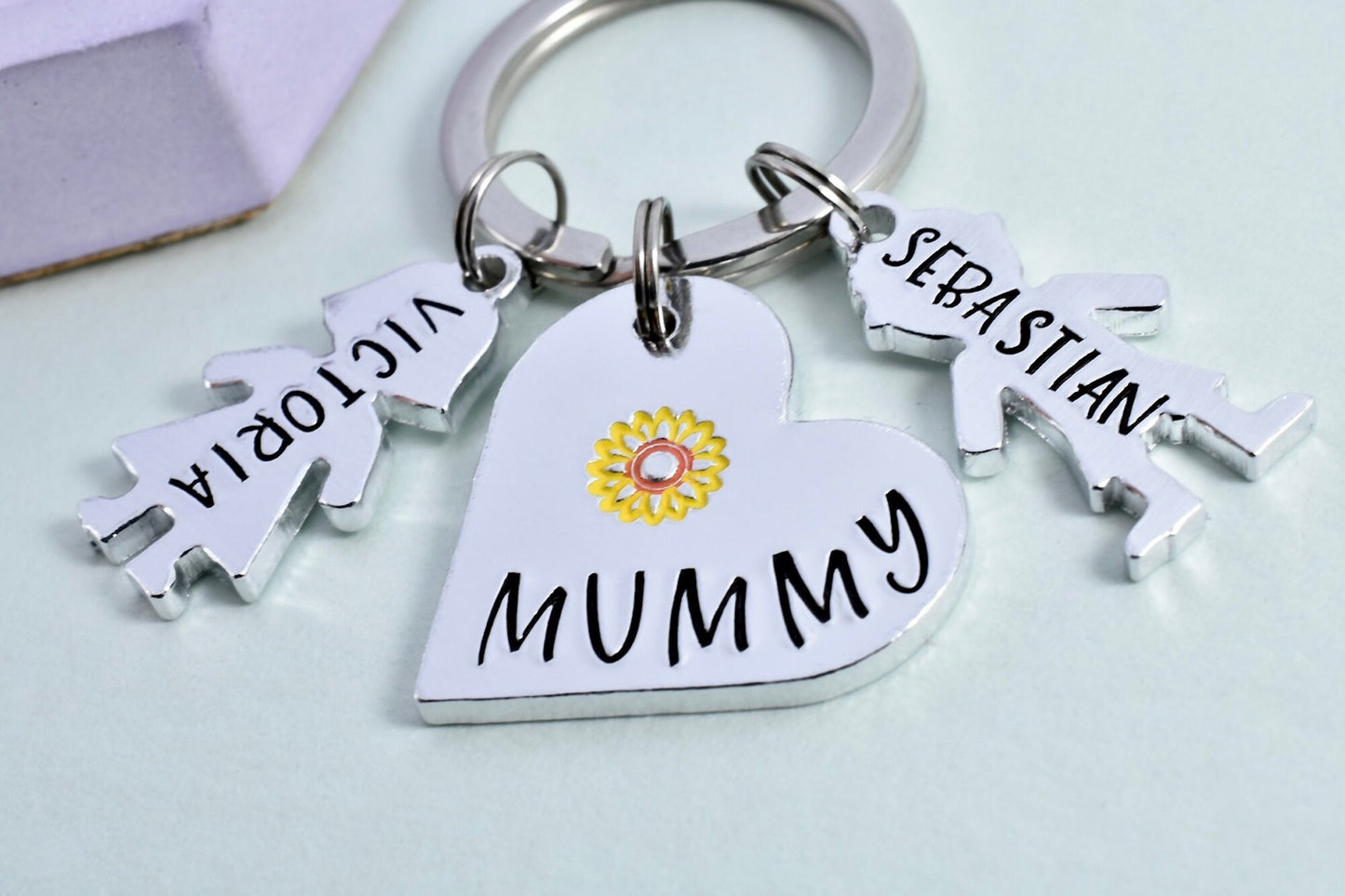 Mummy Keyring • Personalised Grandma Gift • Nana Present • Gift From Grandkids • Gift From Kids • Mother's Day Gift