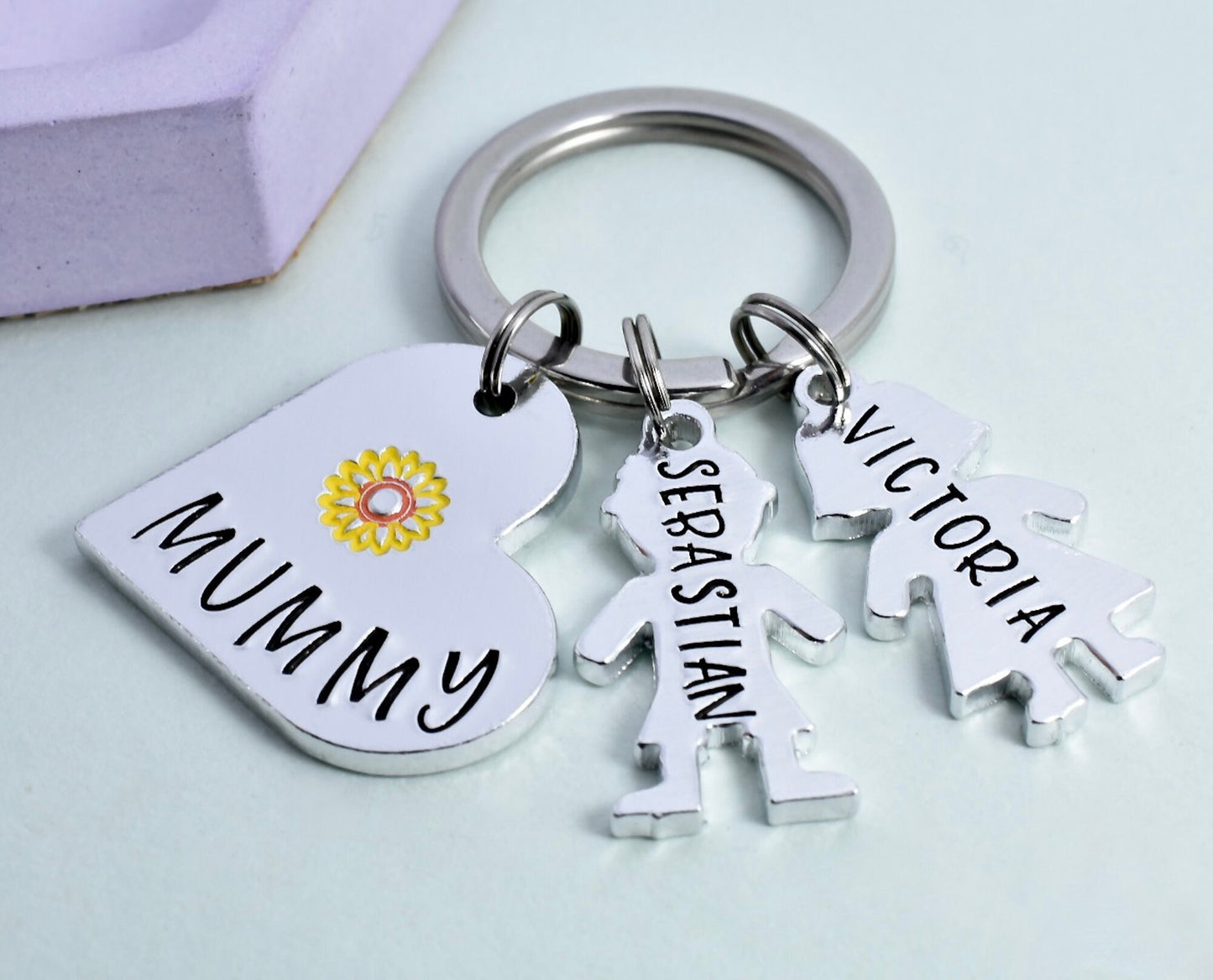 Mummy Keyring • Personalised Grandma Gift • Nana Present • Gift From Grandkids • Gift From Kids • Mother's Day Gift