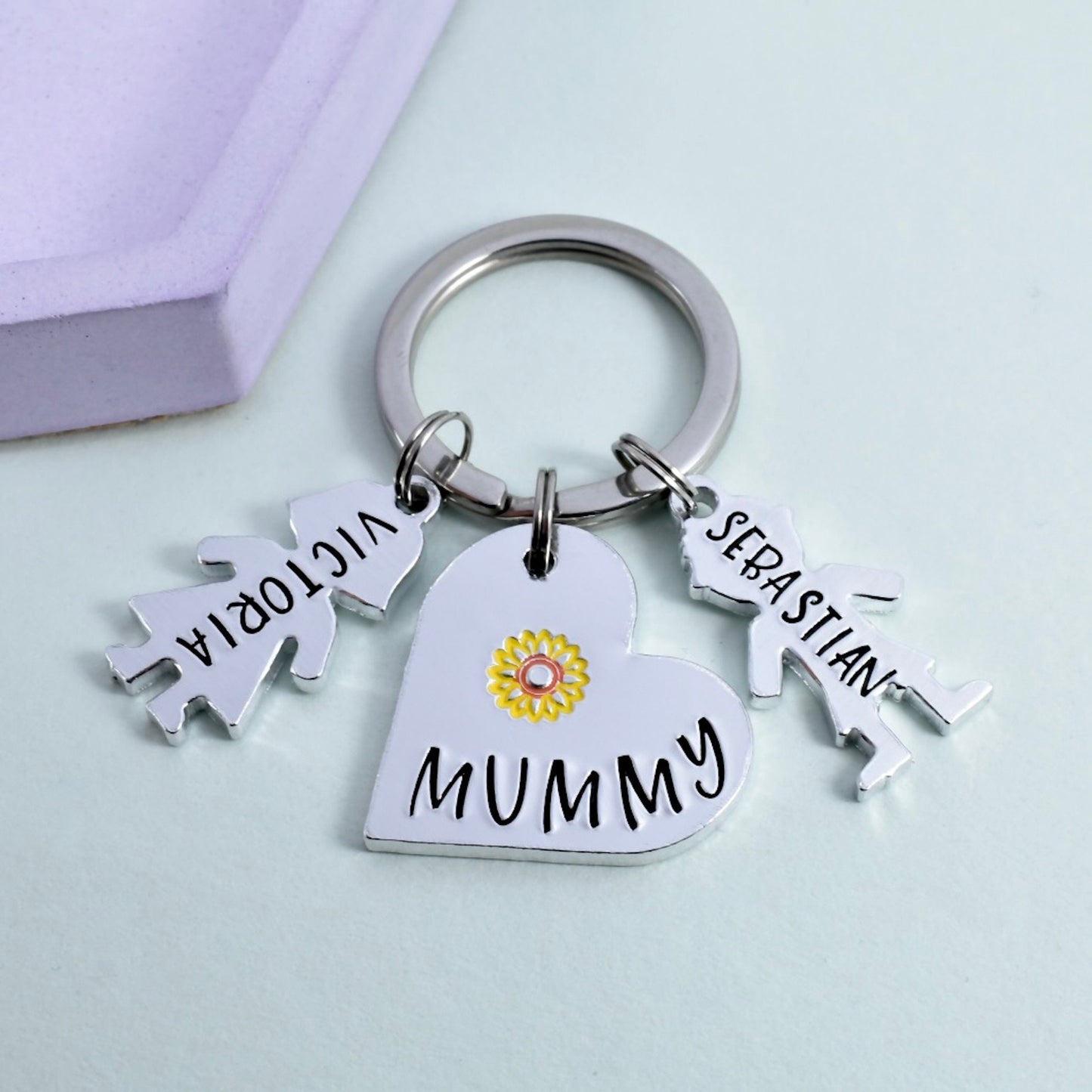 Mummy Keyring • Personalised Grandma Gift • Nana Present • Gift From Grandkids • Gift From Kids • Mother's Day Gift