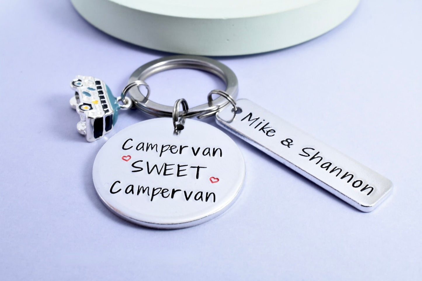 Campervan Sweet Campervan Keyring • Personalised Campervan Keychain • Gift For Camping Enthusiast • Caravan Keys • Caravaner Gift •Motorhome