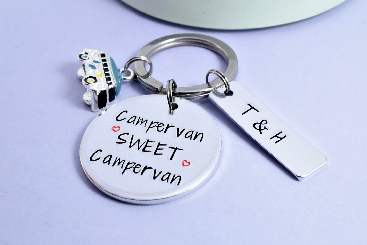 Campervan Sweet Campervan Keyring • Personalised Campervan Keychain • Gift For Camping Enthusiast • Caravan Keys • Caravaner Gift •Motorhome