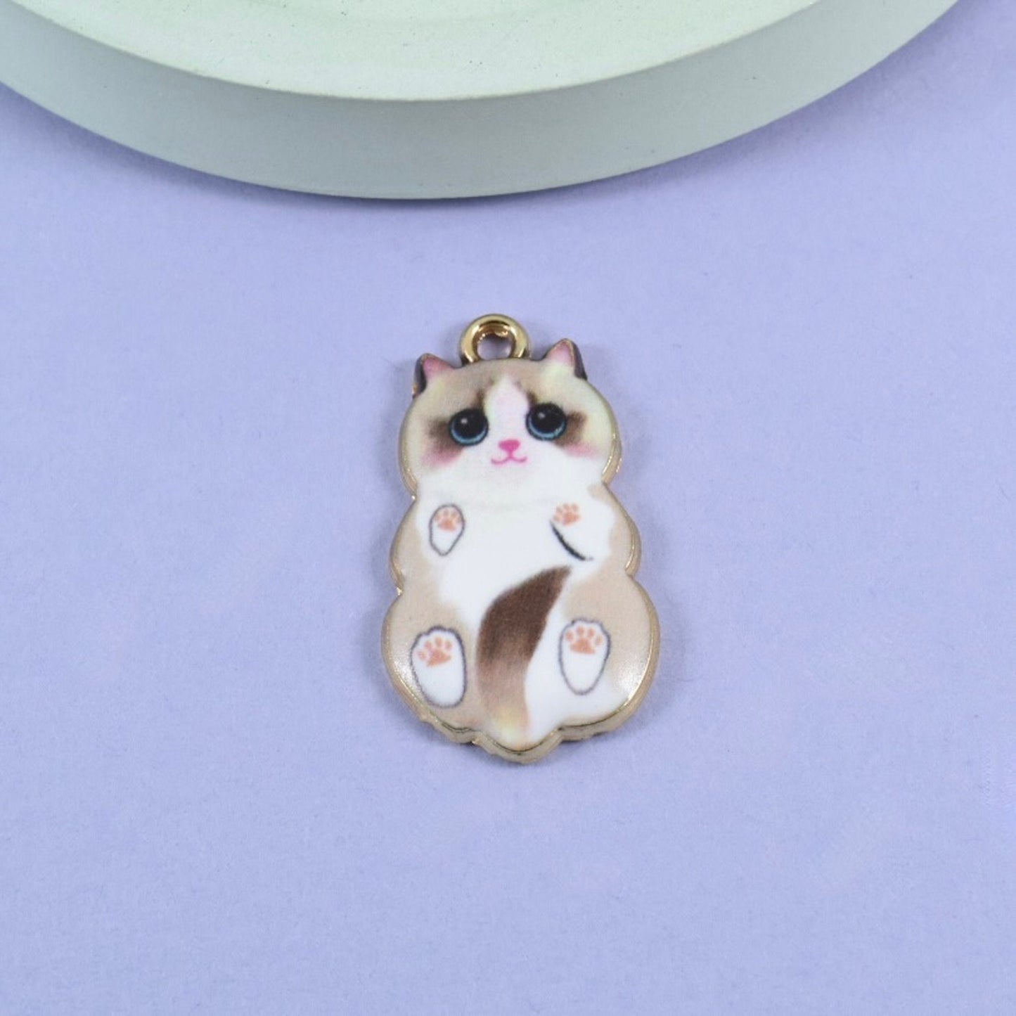 Crazy Cat Lady Keyring • Personalised Cat Lover Key Chain • Funny Cat Fan Gift • Cat Owner Gift • Cat Breed Charms