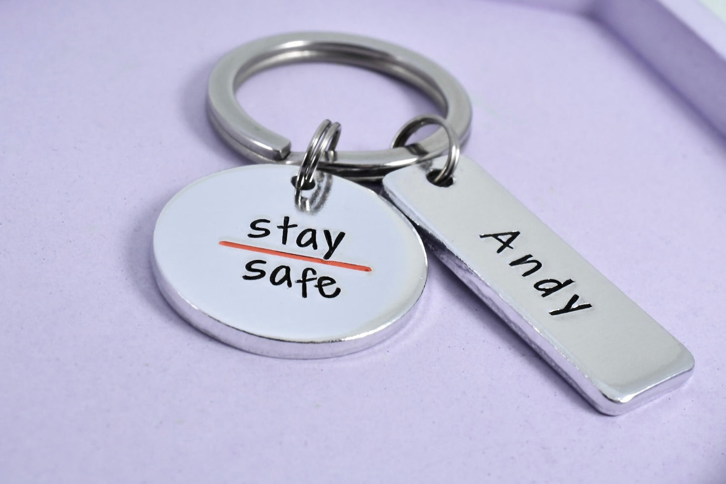 Thin Orange Line Keyring • Search and Rescue Worker Gift • Personalised SAR Present • Stay Safe • First Responder Gift