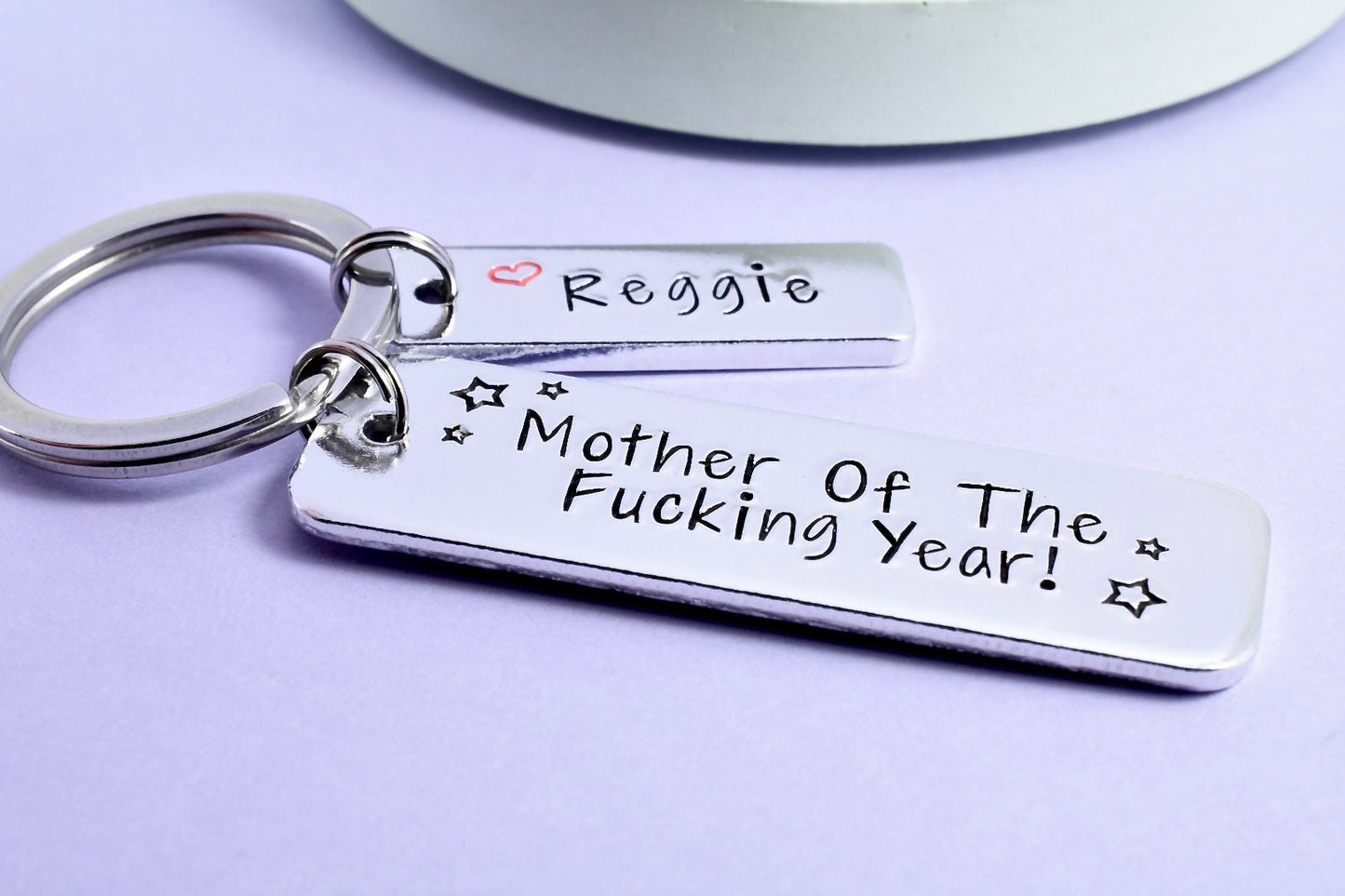 Mother Of The Fucking Year! Keyring • Sweary Gift • Adult Humour • Funny Mother's Day Key Chain • Mum Keyring • Kid's Name/s