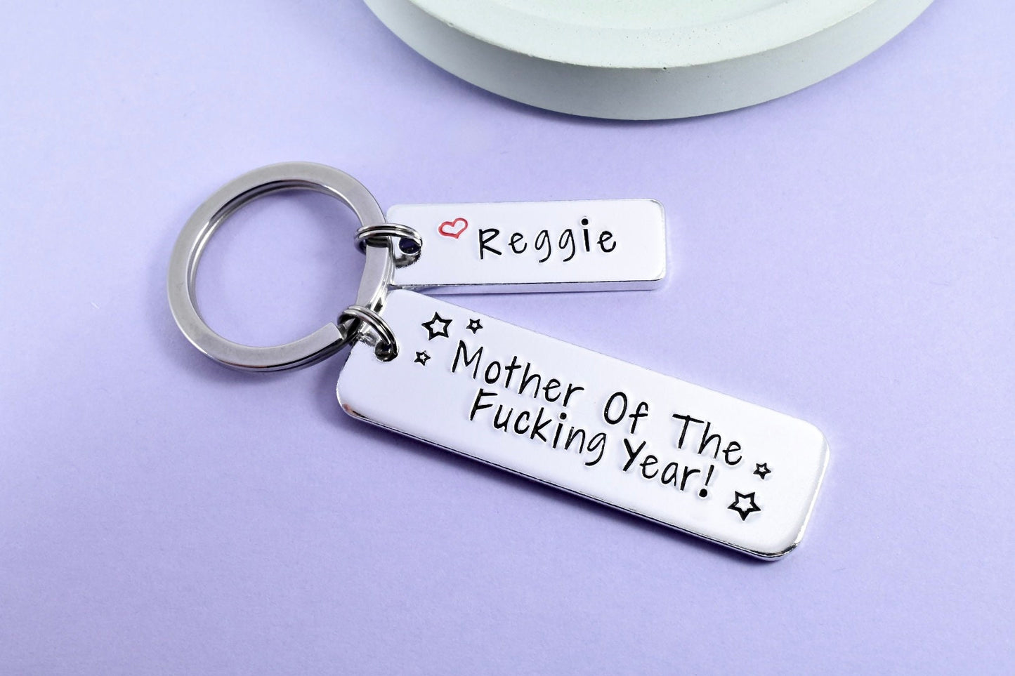 Mother Of The Fucking Year! Keyring • Sweary Gift • Adult Humour • Funny Mother's Day Key Chain • Mum Keyring • Kid's Name/s