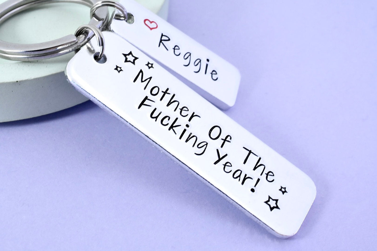 Mother Of The Fucking Year! Keyring • Sweary Gift • Adult Humour • Funny Mother's Day Key Chain • Mum Keyring • Kid's Name/s
